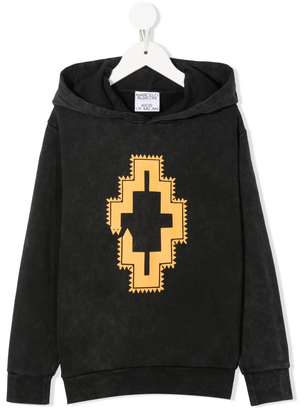 

Marcelo Burlon County of Milan hoodie con logo estampado - Gris