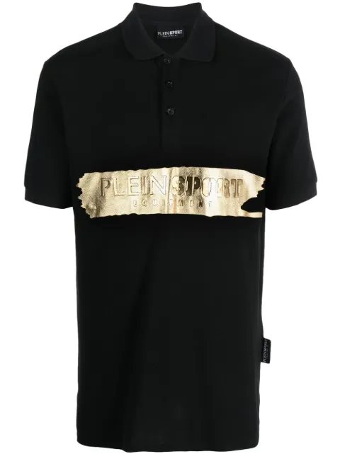 Plein Sport logo-print short-sleeved polo shirt