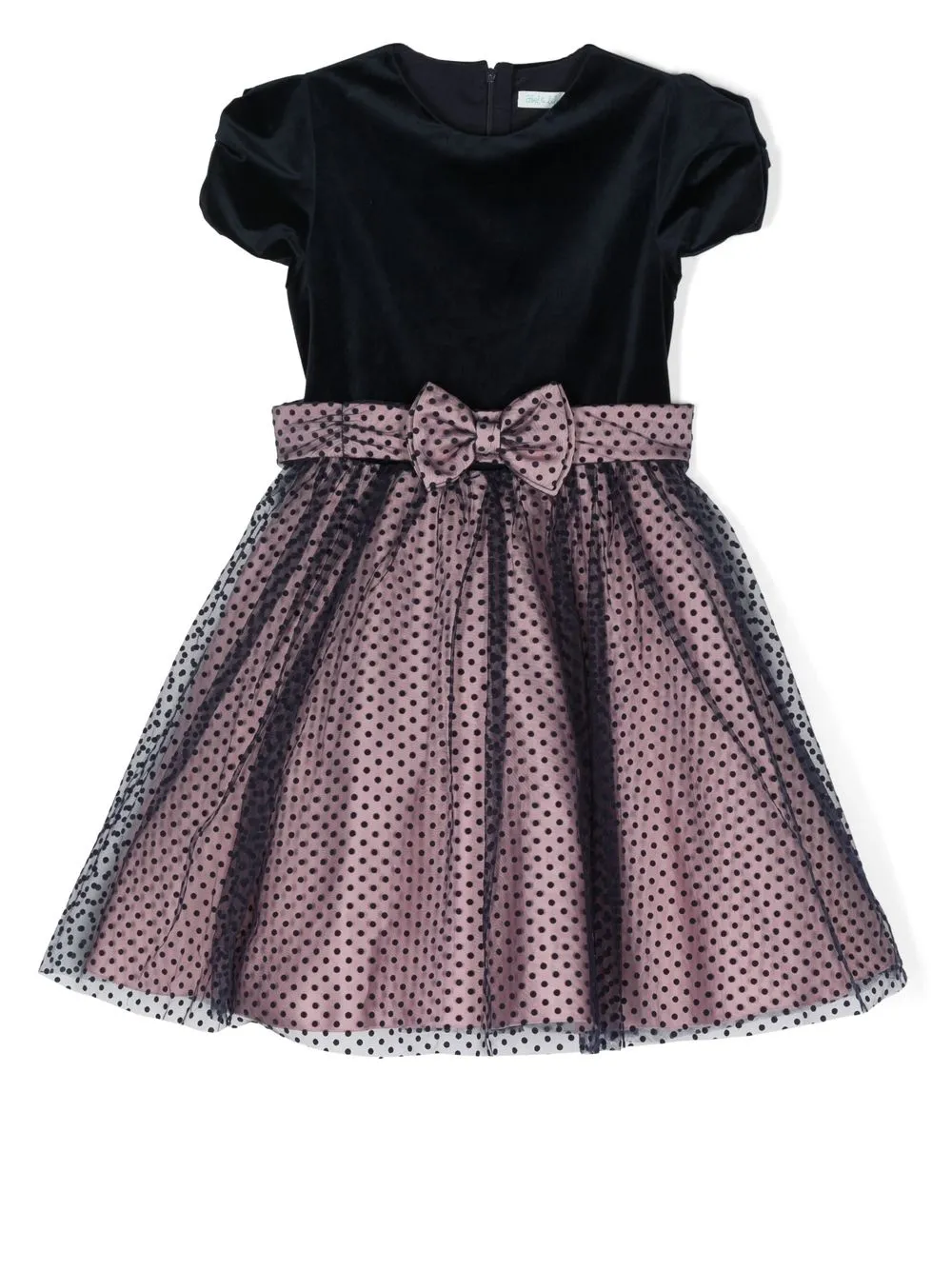 

Abel & Lula TEEN polka-dot short-sleeve dress - Blue
