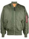 Alpha Industries MA-1 reversible bomber jacket - Green