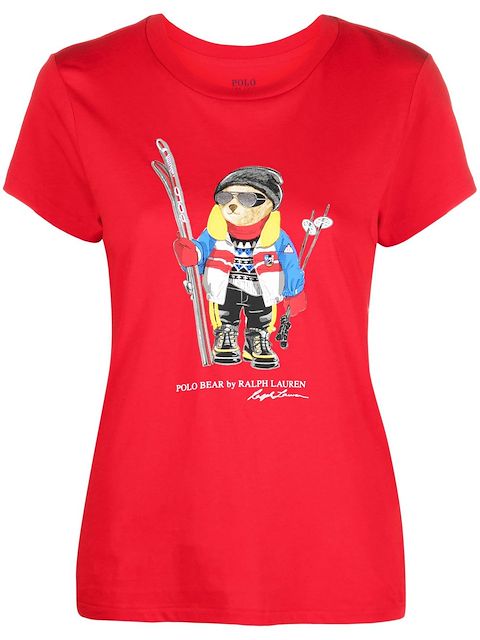 Polo Ralph Lauren logo-print detail T-shirt