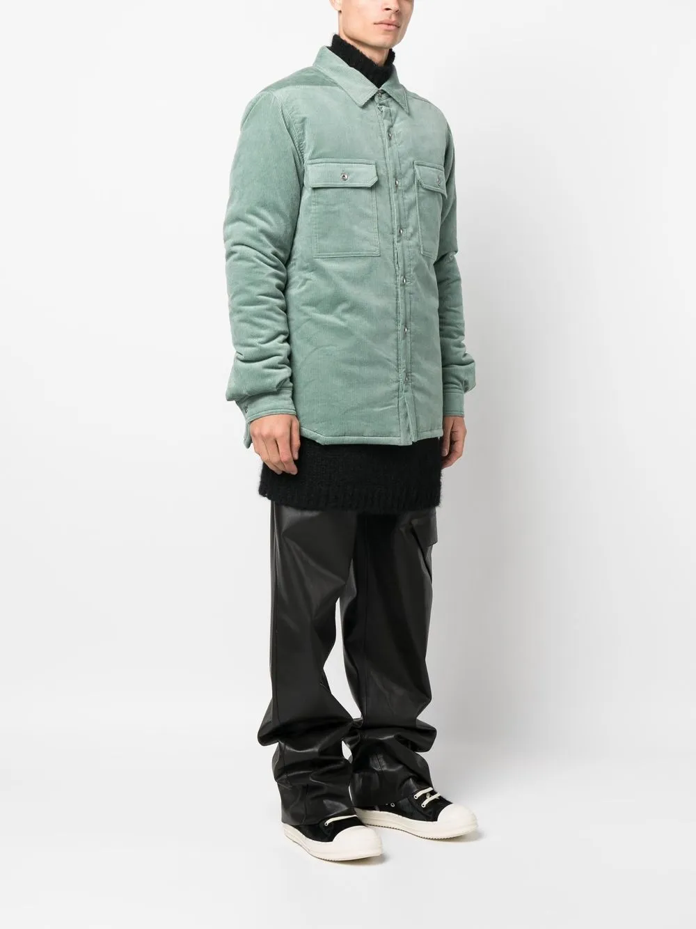 Rick Owens DRKSHDW patch-pocket Corduroy Shirt Jacket - Farfetch