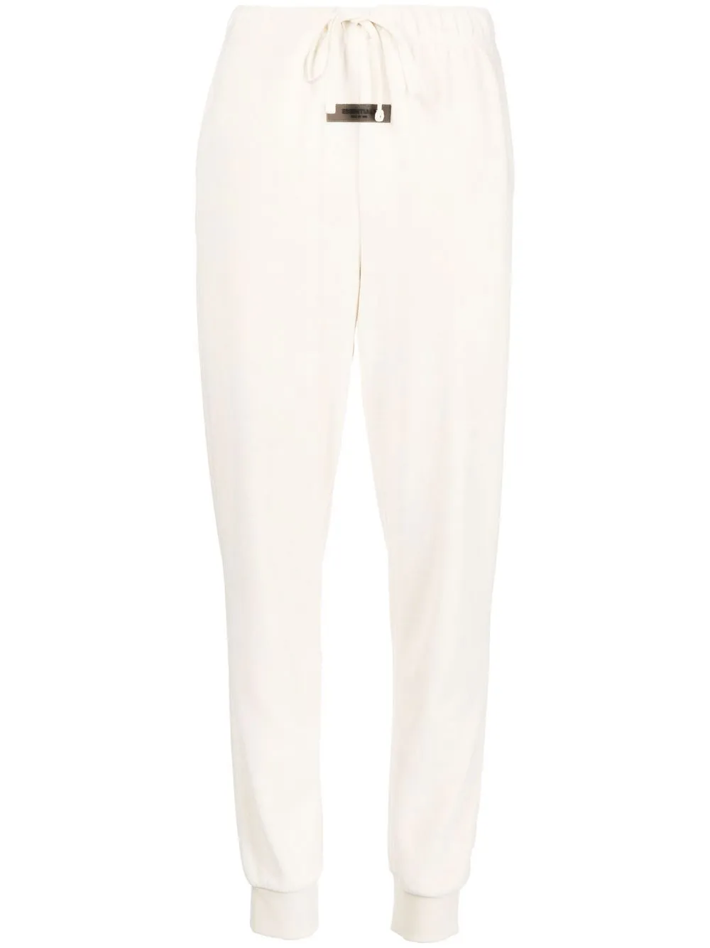 

FEAR OF GOD ESSENTIALS velour tapered track pants - White