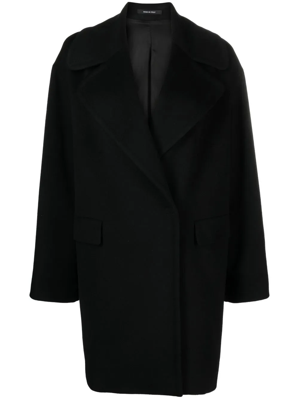

Tagliatore abrigo con doble botonadura - Negro