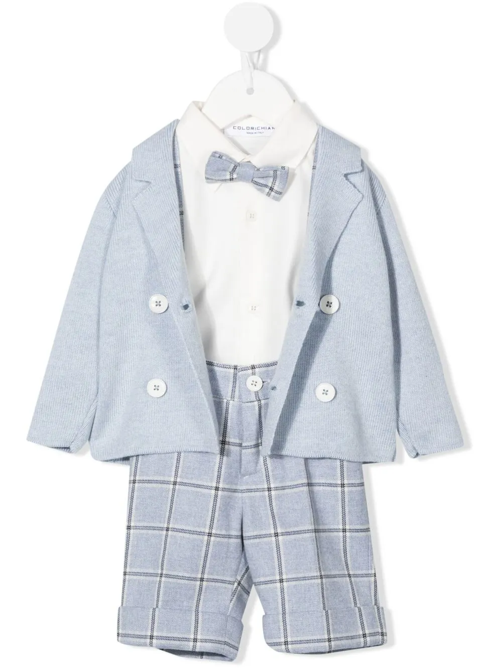 

Colorichiari set de tres piezas con blazer - Azul
