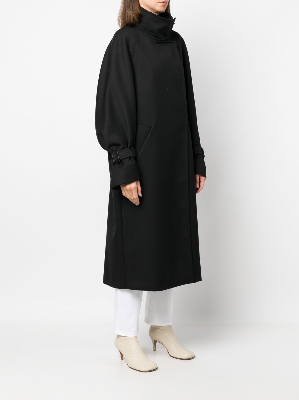 Max Mara belted high-neck oversize coat Women