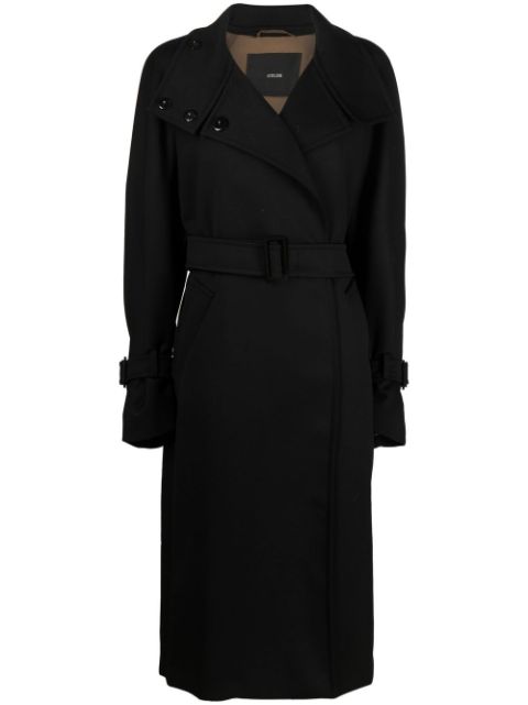 Max Mara belted high-neck oversize coat Women