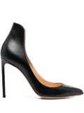 Francesco Russo high-heel pointed-toe pumps - Black