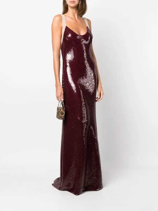 Galvan sequin gown sales