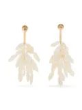 Rejina Pyo Reverse Pom Pom earrings - White