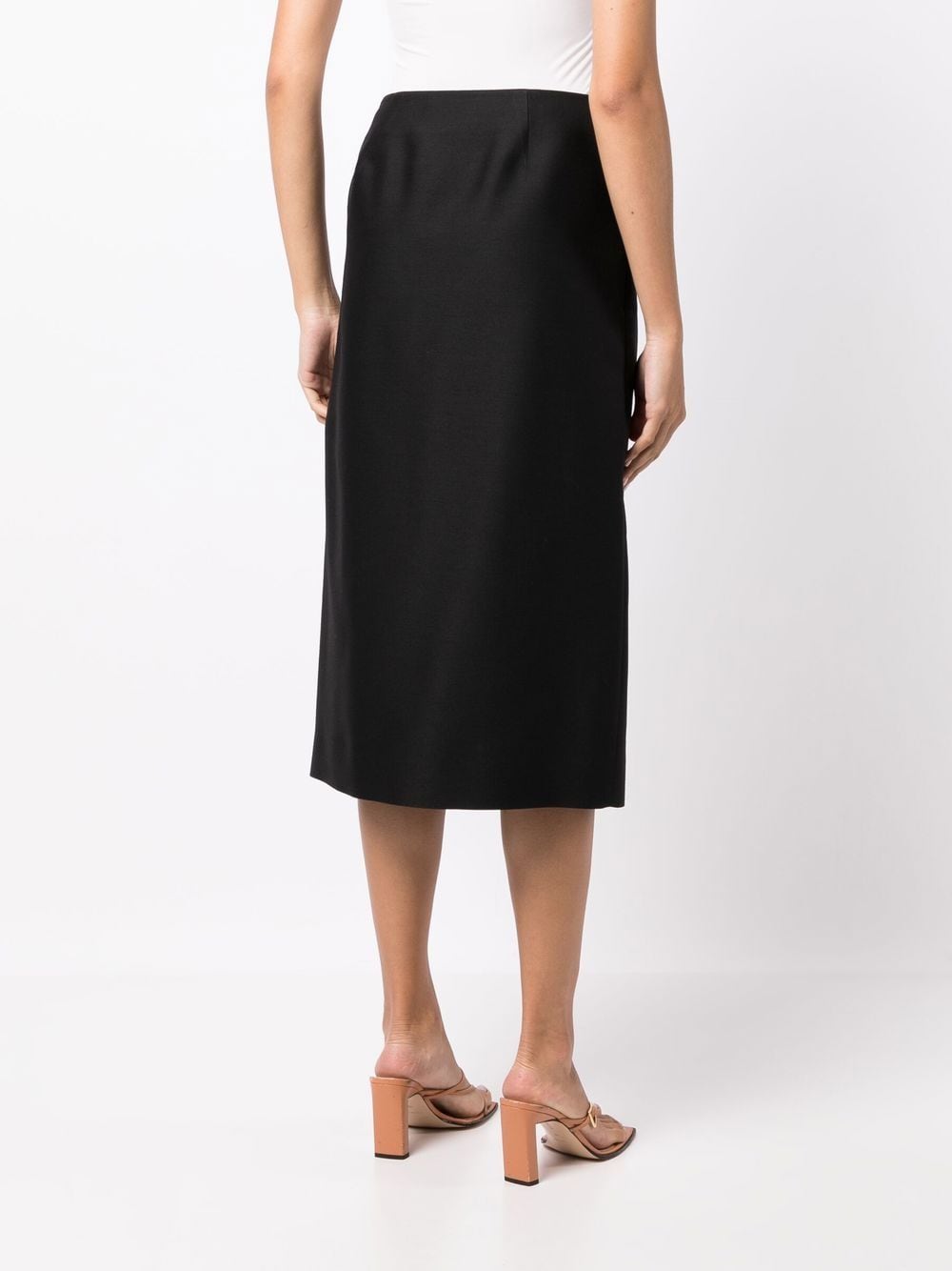 Shop Rejina Pyo Marta High-waisted Skirt In Black