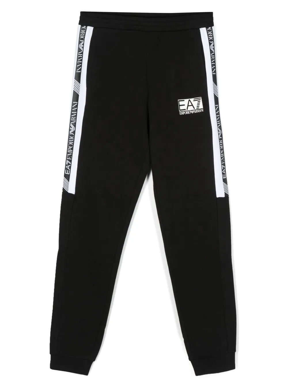 

Emporio Armani Kids logo-tape track pants - Black