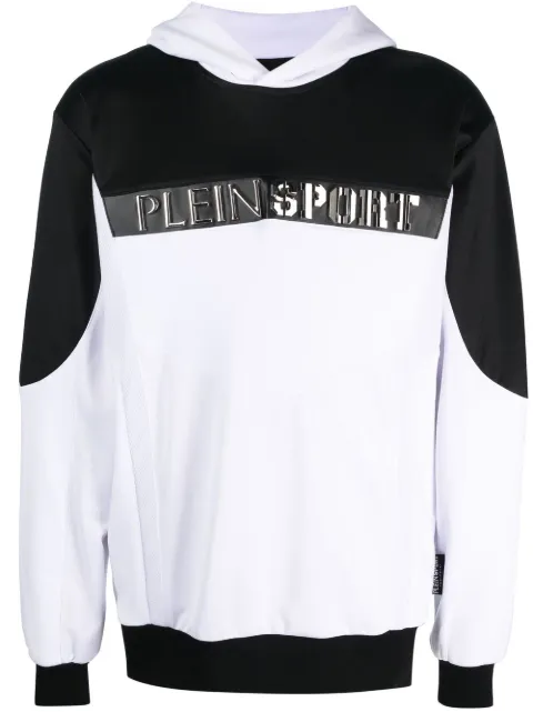 Plein Sport hoodie con letras del logo