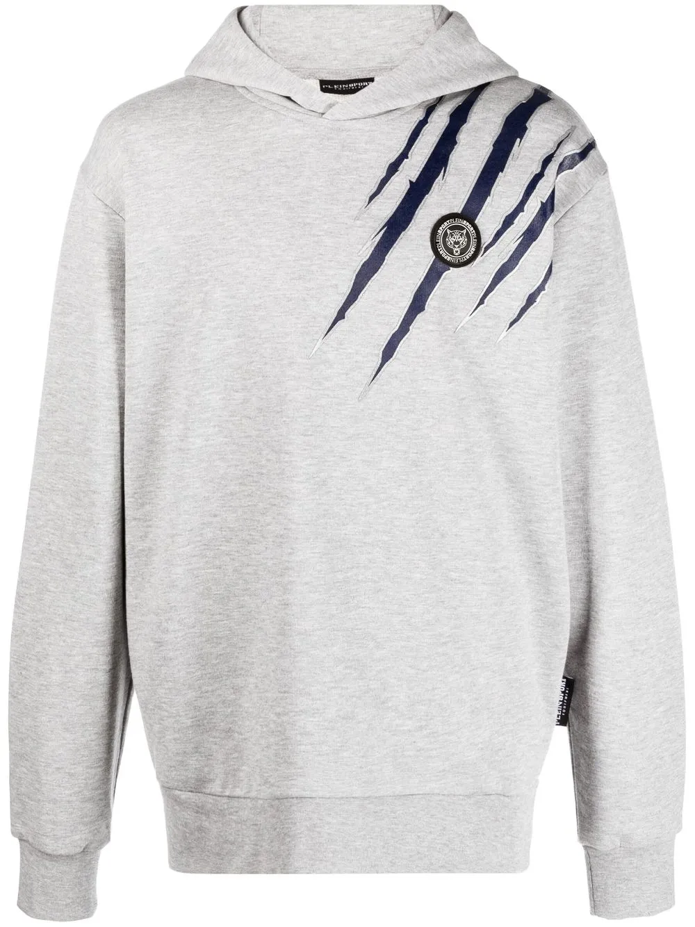 Plein Sport プリント パーカー - グレー Plein Sport プリント パーカー - グレー