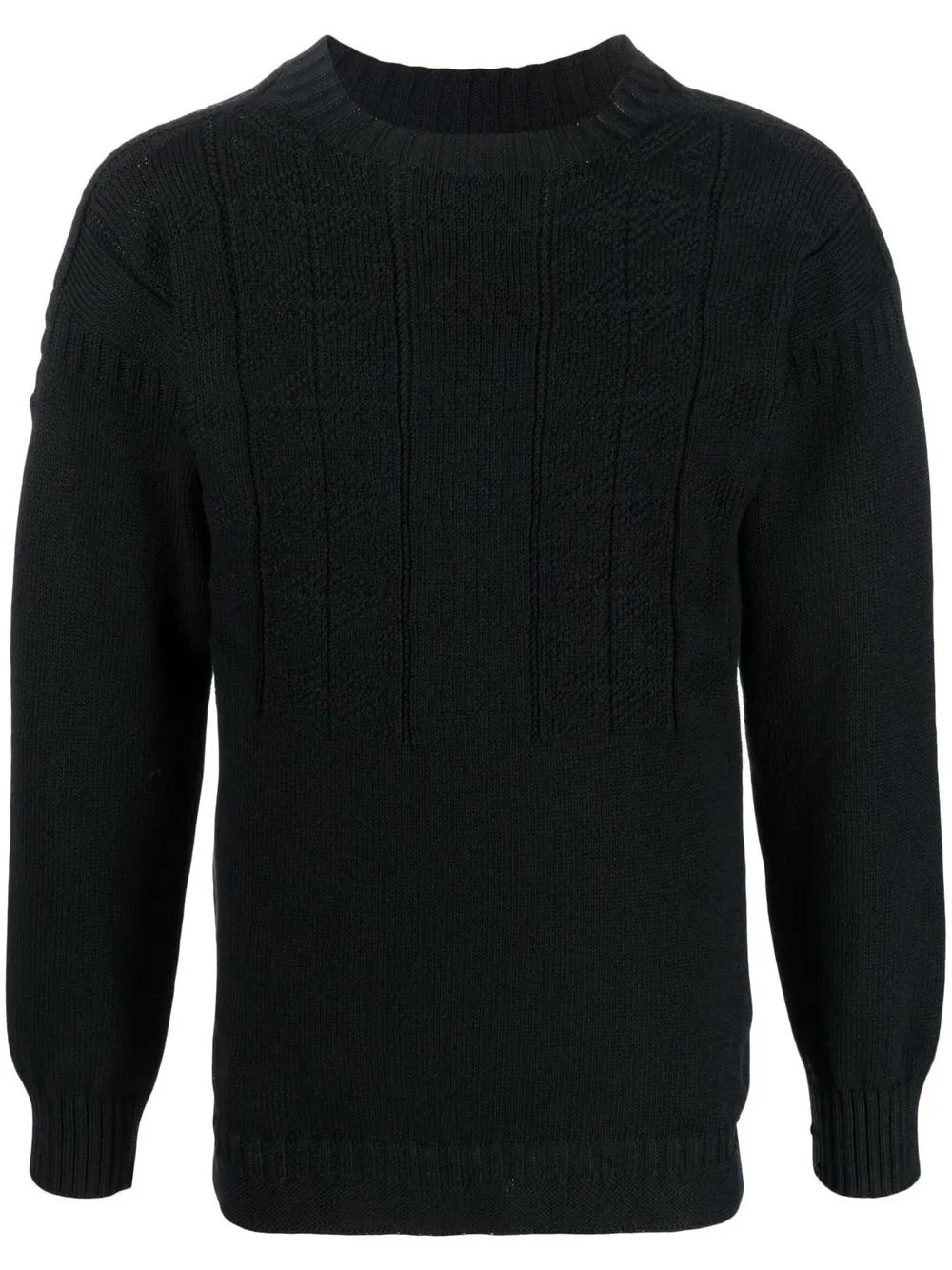 

Maison Margiela panelled knit jumper - Black