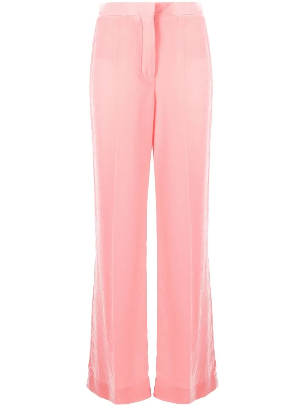 

Stella McCartney straight-leg velvet track pants - Pink