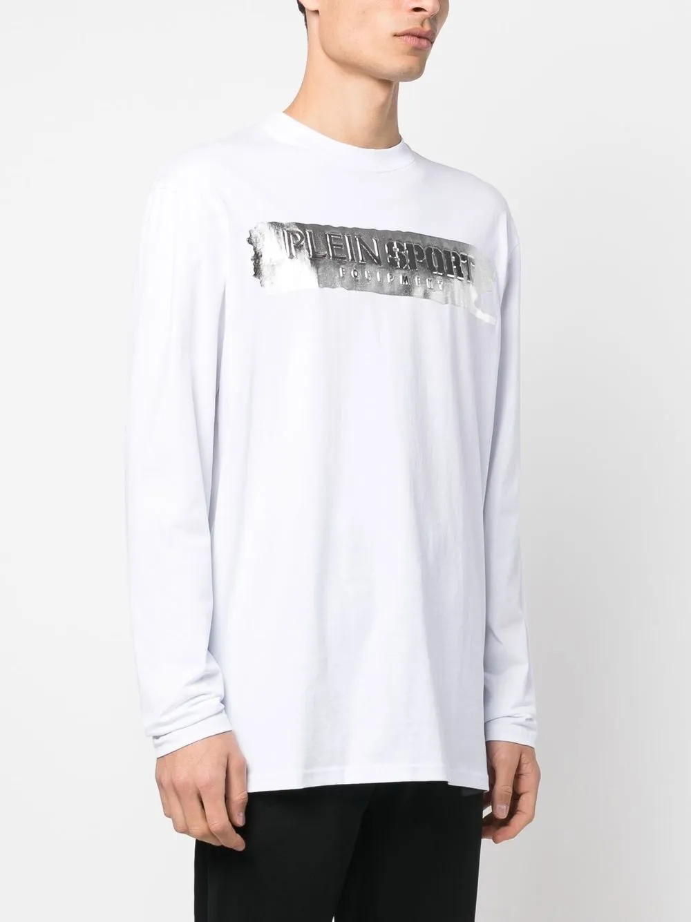 Plein Sport T-shirt met logo-reliëf Wit