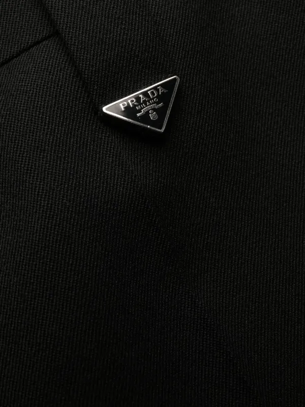 Prada クロップドパンツ | ブラック | FARFETCH JP