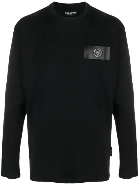 Plein Sport camiseta con parche del logo