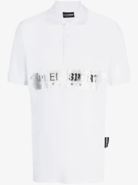 Plein Sport logo-print short-sleeved polo shirt