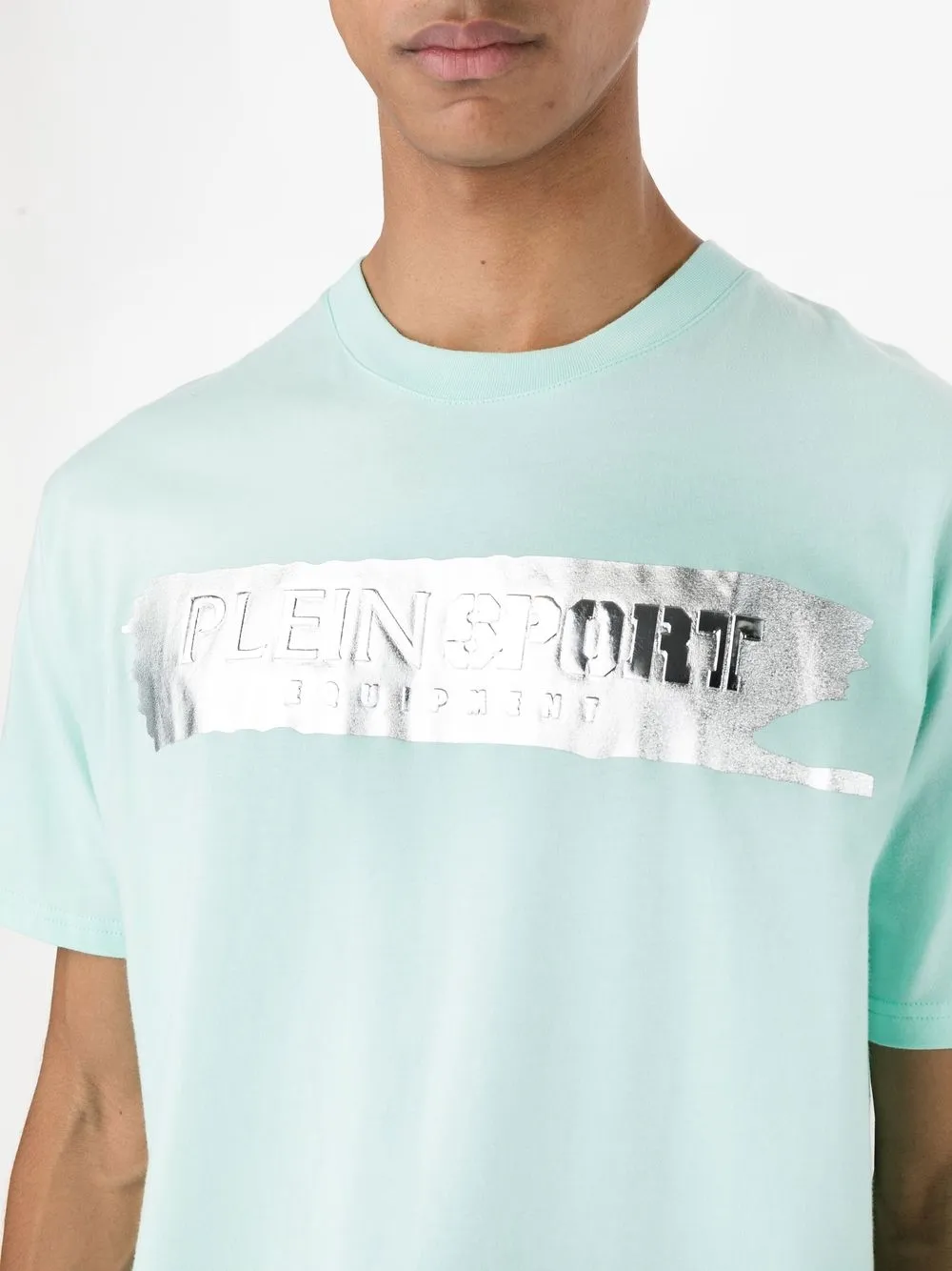 Plein Sport Logo-print Short-sleeved T-shirt In Green