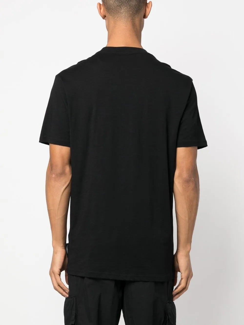 Plein Sport Tiger-print Short-sleeved T-shirt In Black