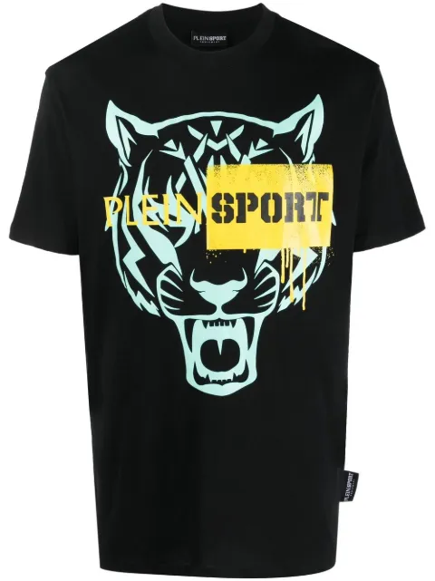 Plein Sport playera con motivo Tigre