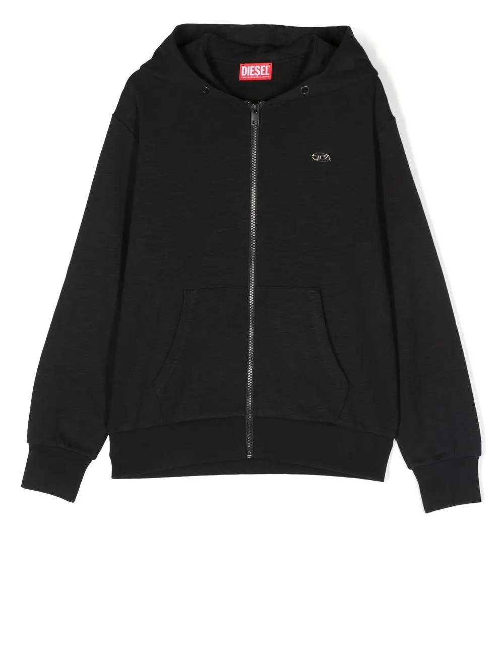 

Diesel Kids hoodie con parche del logo - Negro