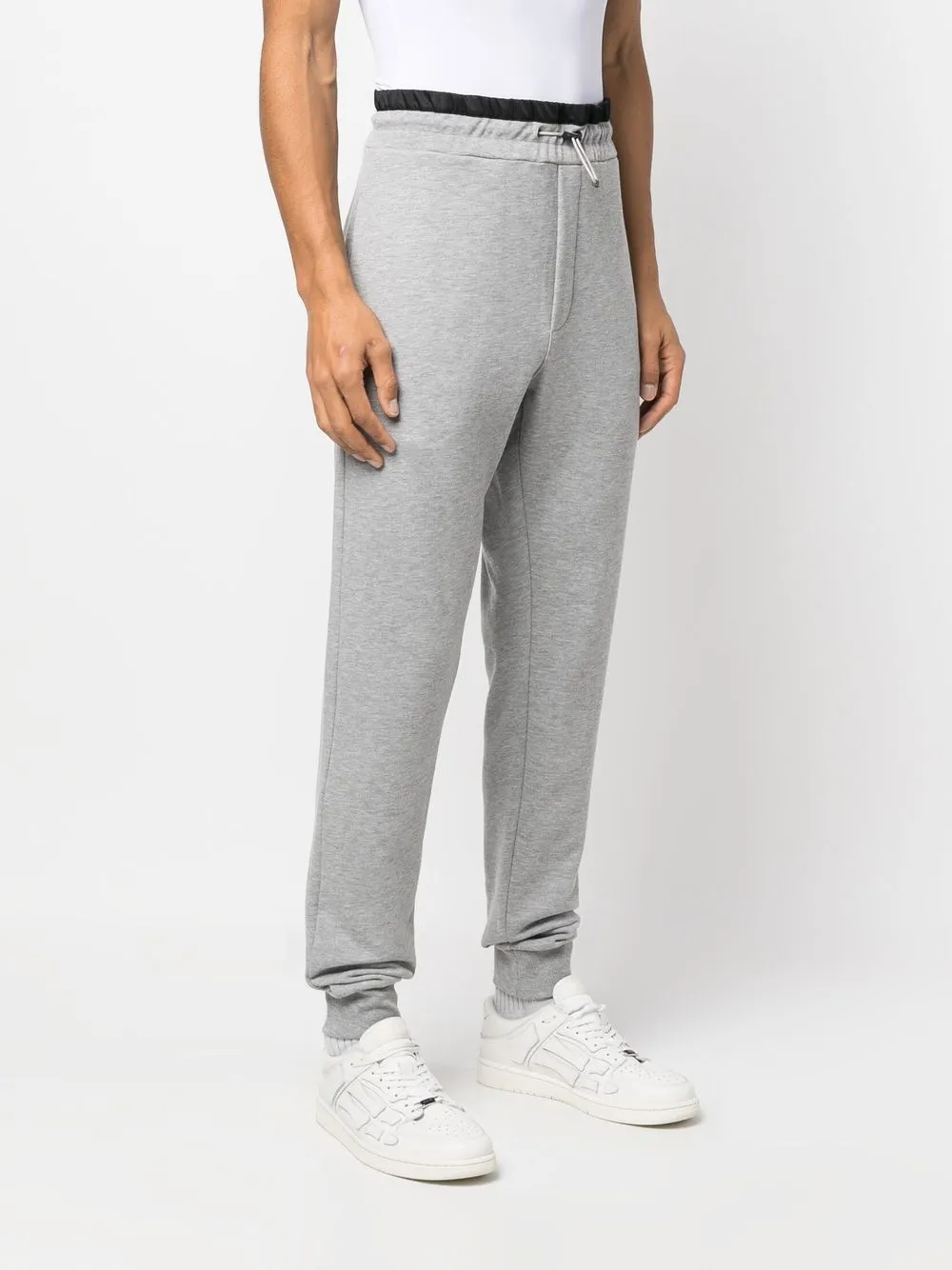 Plein Sport Logo-patch Track Pants In Gray
