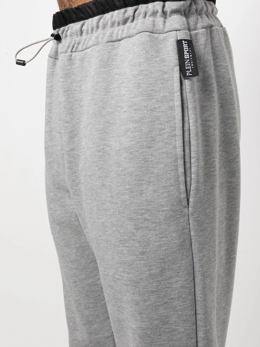 Plein Sport Logo-patch Track Pants In Gray