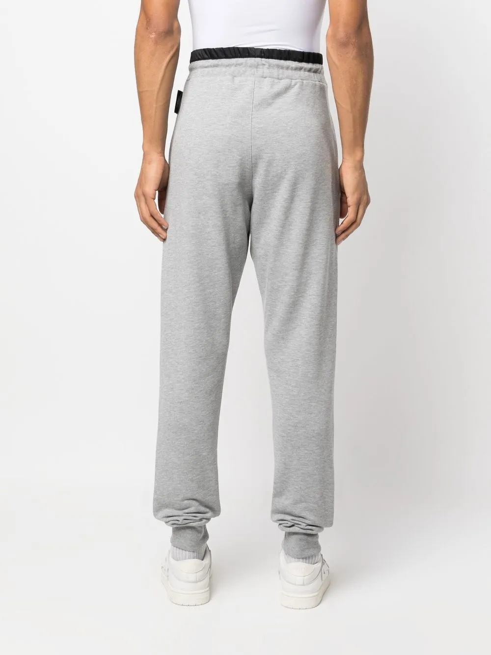 Plein Sport Logo-patch Track Pants In Gray