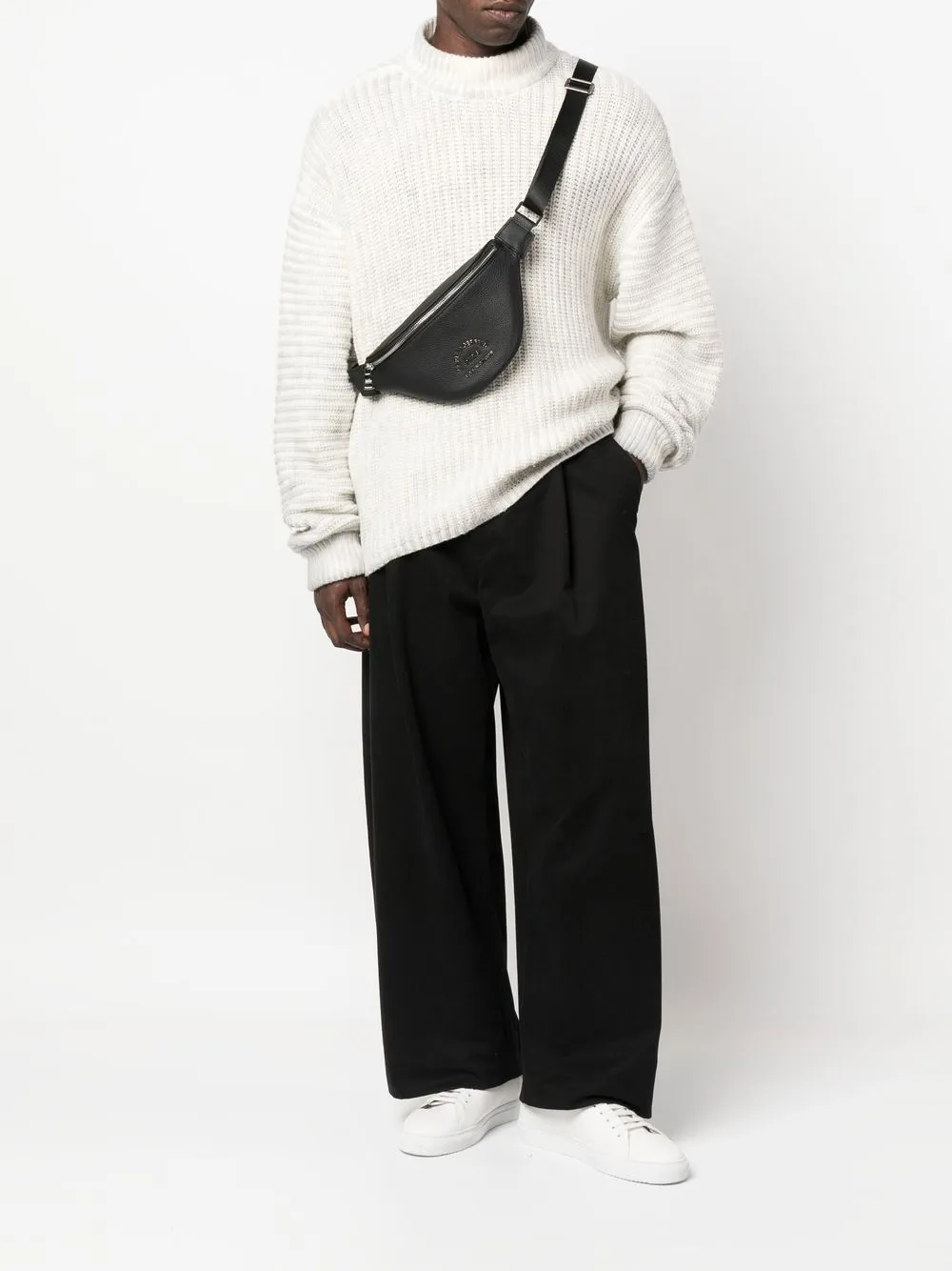 Karl Lagerfeld Heuptas met logo - Zwart