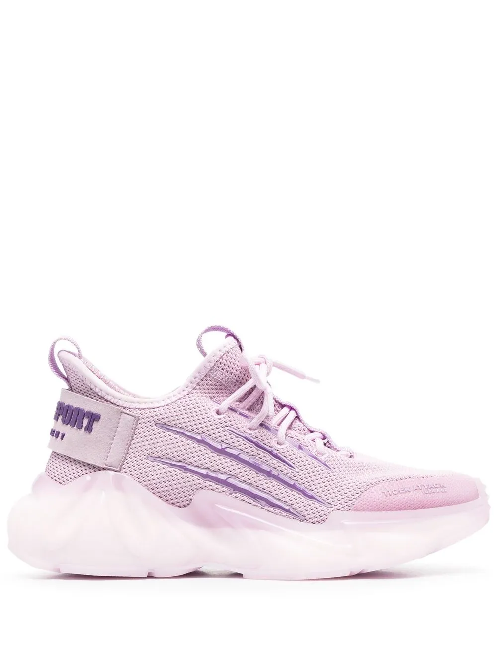 Plein Sport Sneakers Mit Logo-patch In Purple