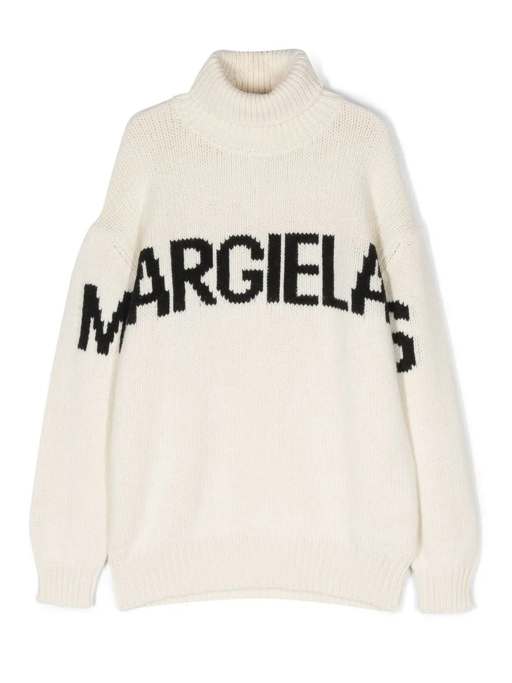 

MM6 Maison Margiela Kids suéter con logo estampado - Neutro
