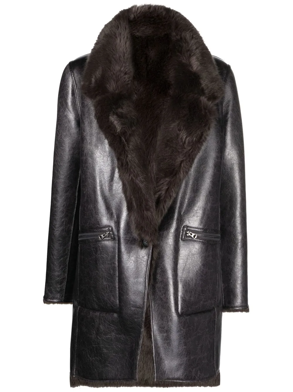 

Urbancode reversible faux-fur coat - Grey