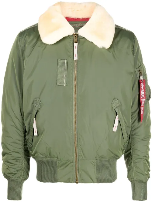 Veste Injector III à col lainé - Alpha Industries - Modalova