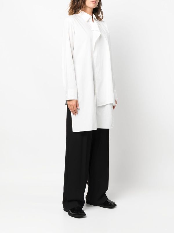 Yohji Yamamoto Layered button-up Shirt - Farfetch