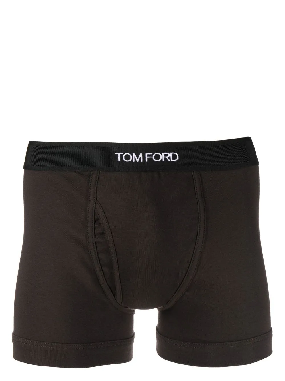 

TOM FORD bóxer con logo bordado - Marrón