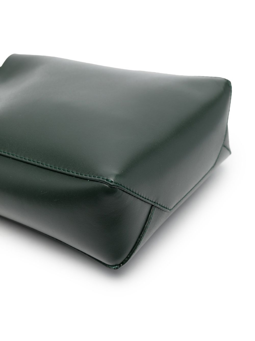 Shop Jil Sander Crossbody Leather Bag In Green