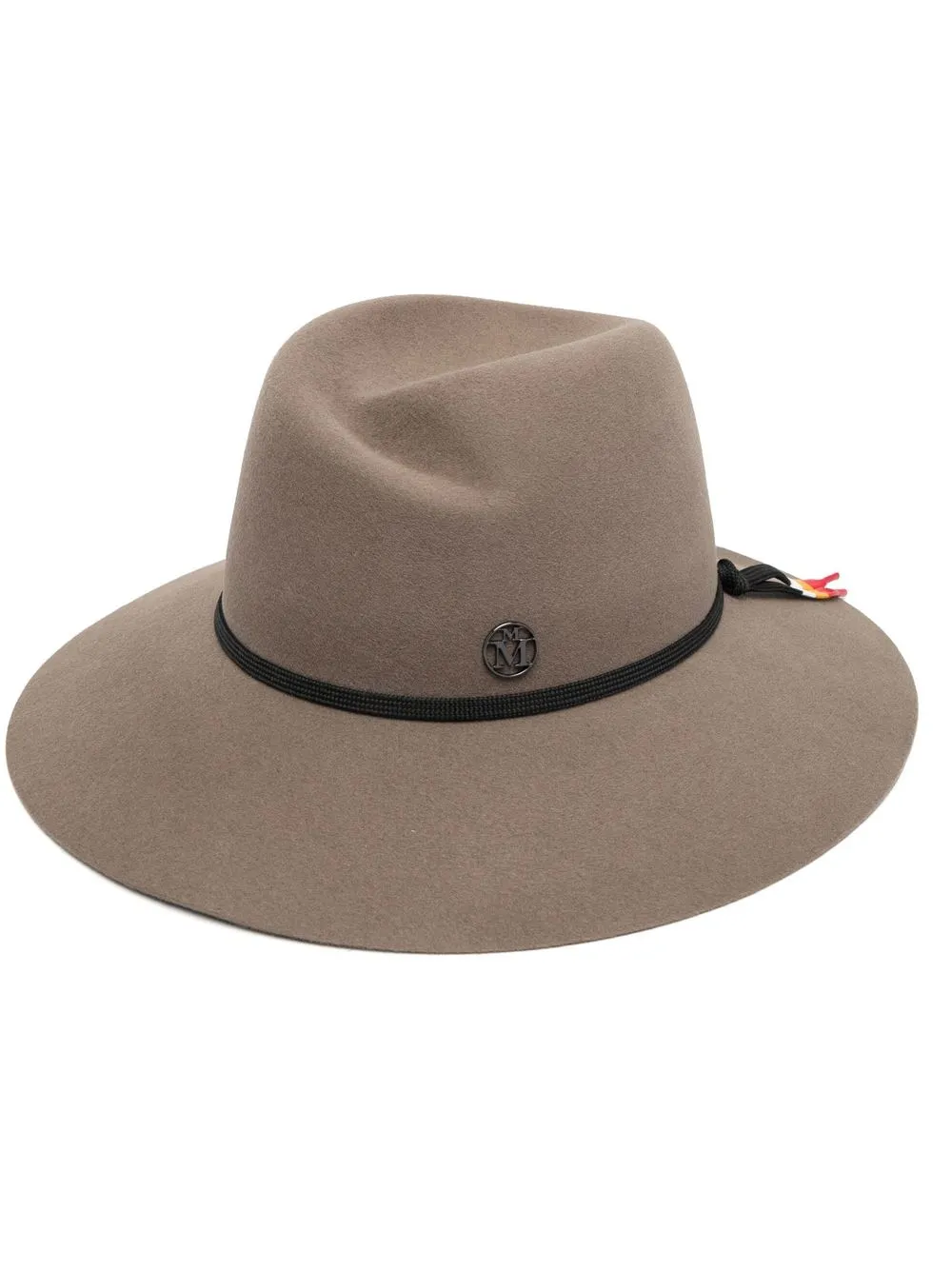 

Maison Michel sombrero fedora ancho - Marrón