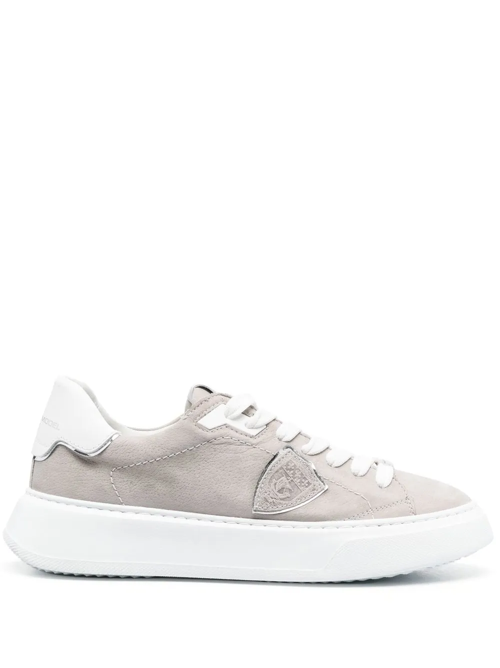 

Philippe Model Paris tenis bajos con cierre autoadherente - Gris