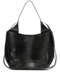 REE PROJECTS Helene net hobo bag - Black