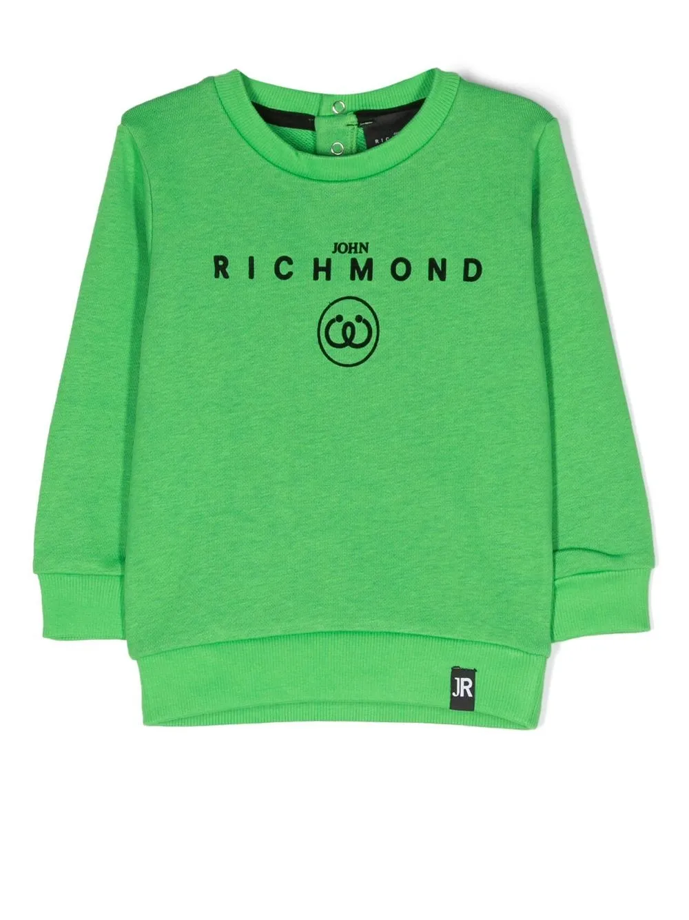 

John Richmond Junior logo-print detail sweatshirt - Green