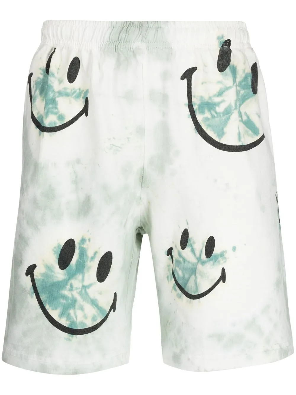 

MARKET Smiley Shibori tie-dye shorts - Green