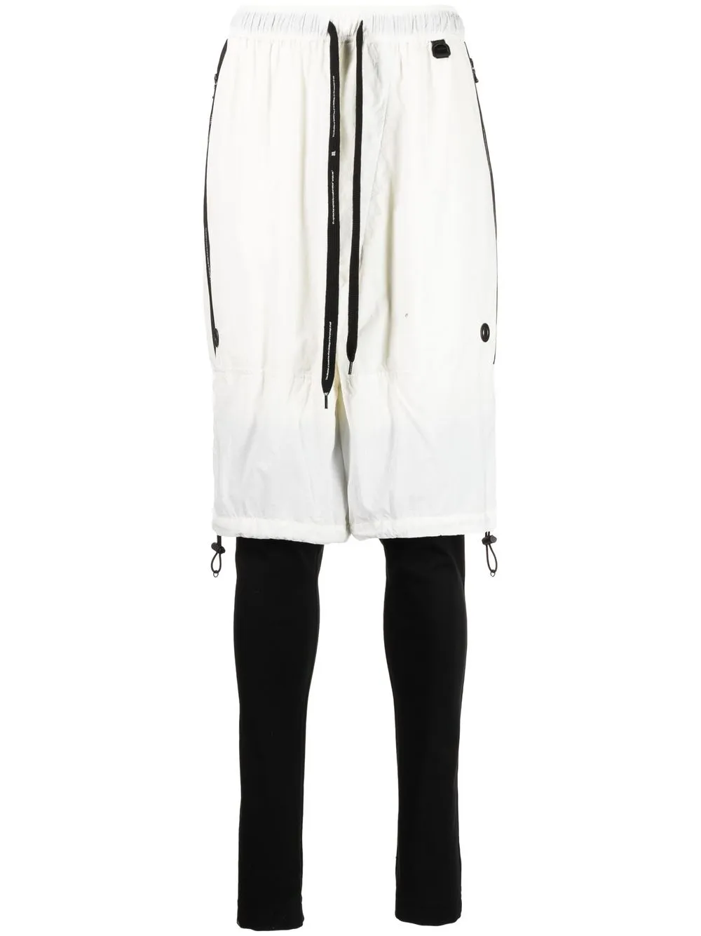 

NILøS layered drawstring trousers - White