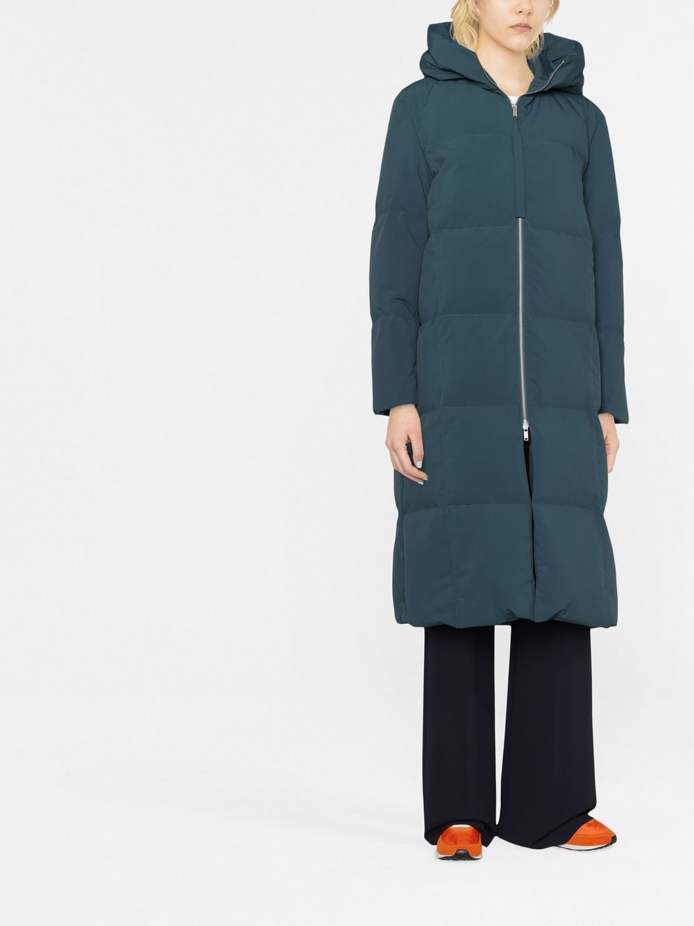 Jil Sander Jas met capuchon - Groen