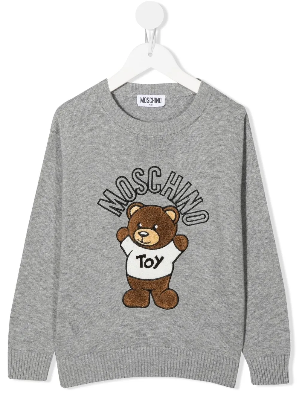

Moschino Kids sudadera con motivo Teddy Bear - Gris