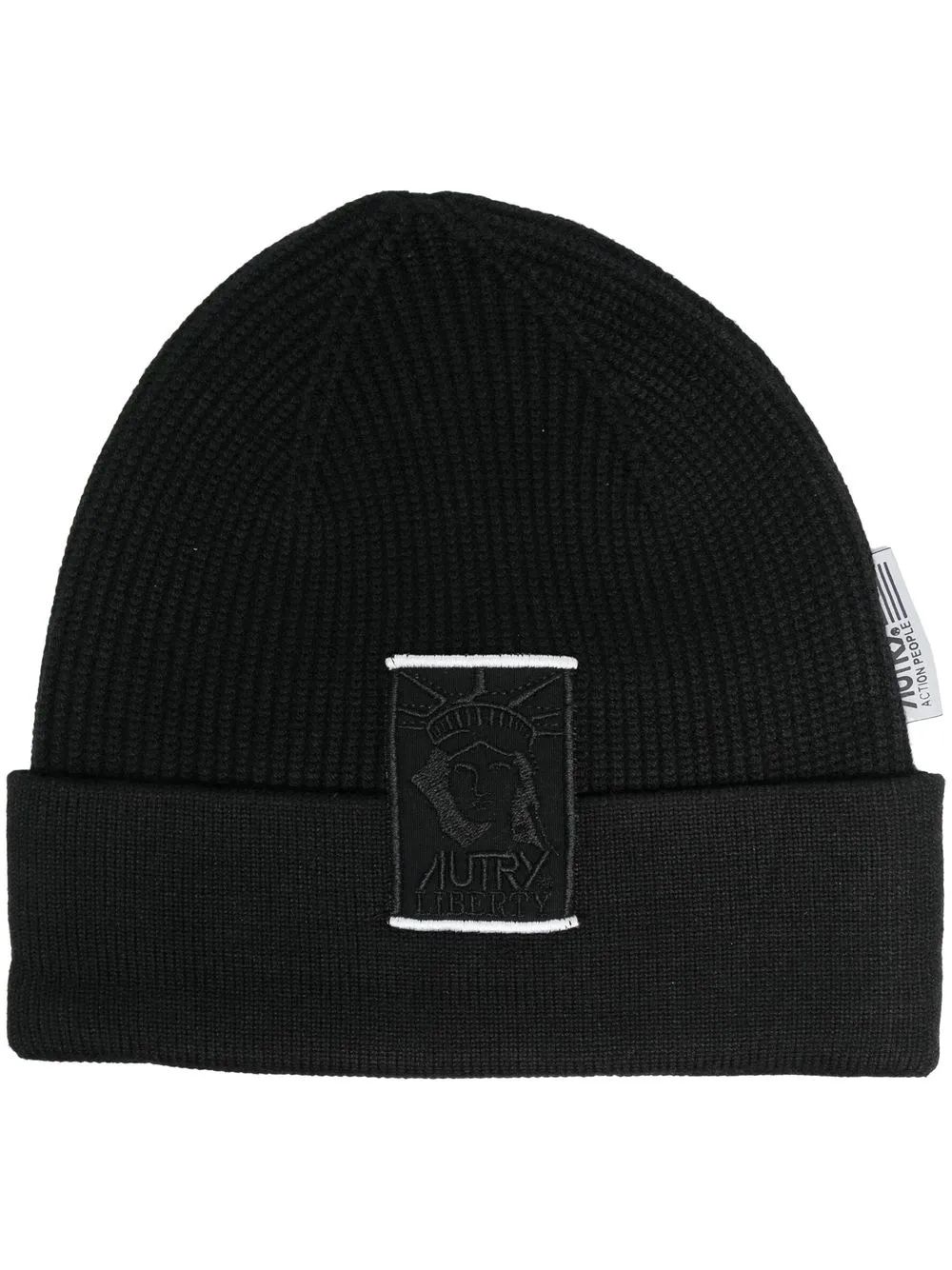 

Autry gorro tejido con parche del logo - Negro