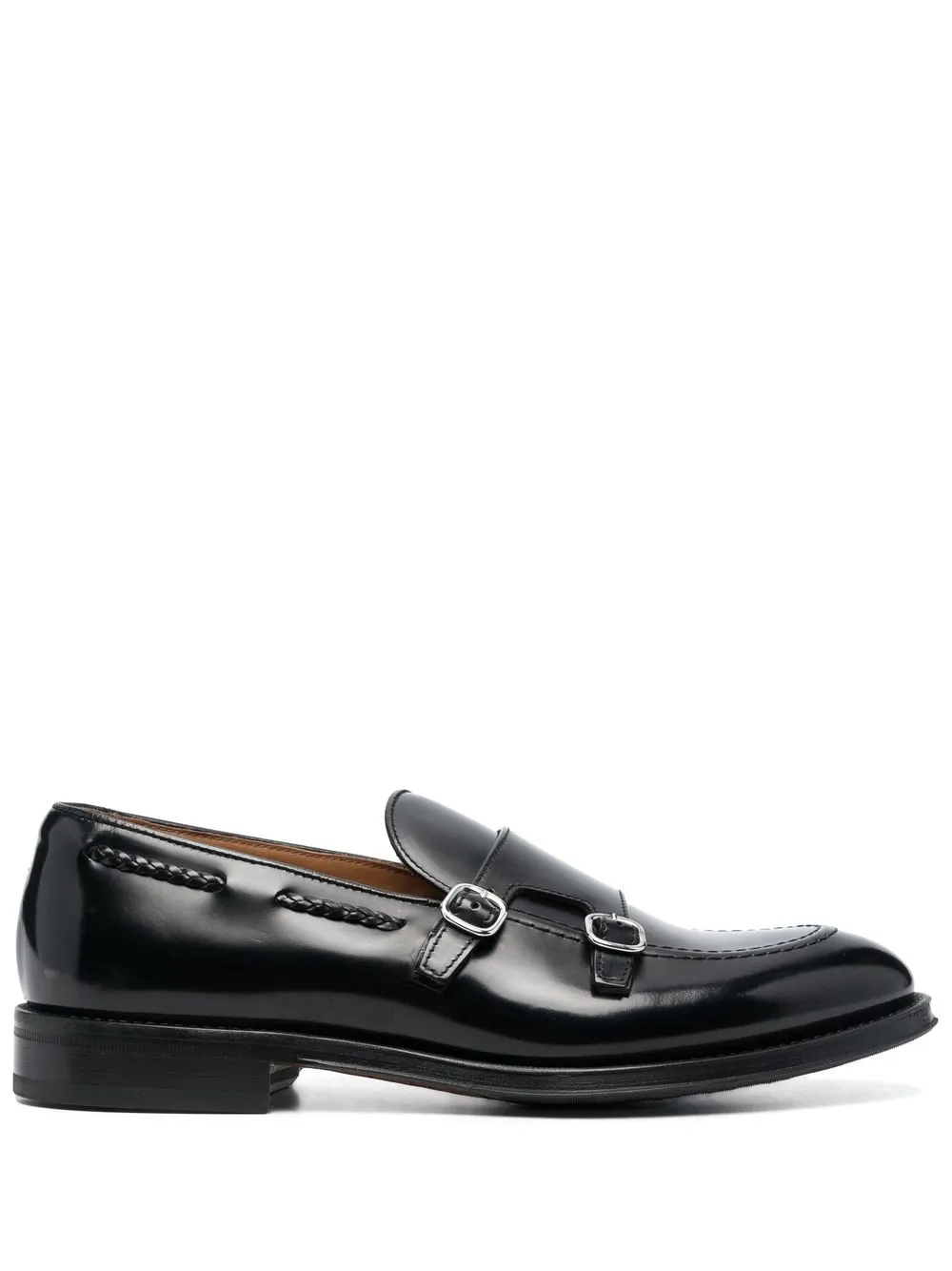 

Doucal's zapatos monk con hebilla doble - Negro