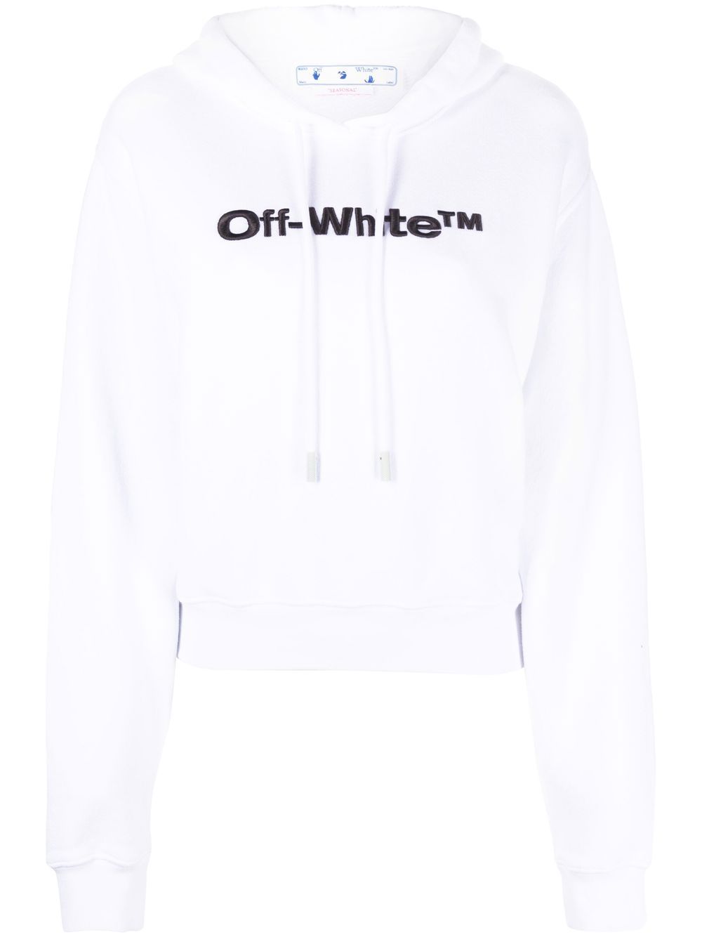 

Off-White hoodie con logo estampado - Blanco